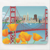 Golden gate bridge | San Francisco, CA Mousepad (Vorne)