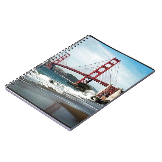 Golden gate bridge San Francisco CA Notizblock (Linke Seite)