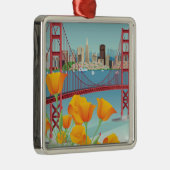 Golden gate bridge | San Francisco, CA Ornament Aus Metall (Rechts)