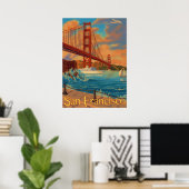 Golden Gate Bridge - San Francisco, CA Poster (Heimbüro)