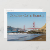 Golden Gate Bridge, San Francisco, CA Postkarte (Vorne/Hinten)