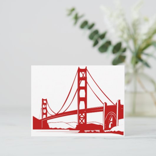 Golden Gate Bridge - San Francisco, CA Postkarte (Stehend Vorderseite)