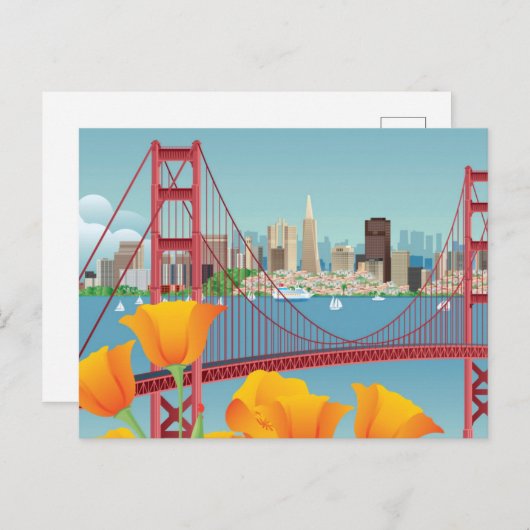 Golden Gate Bridge | San Francisco, CA Postkarte (Vorne/Hinten)