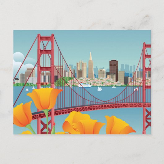 Golden Gate Bridge | San Francisco, CA Postkarte (Vorderseite)