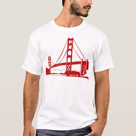 Golden gate bridge - San Francisco, CA T-Shirt (Vorderseite)