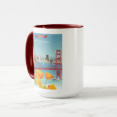 Golden gate bridge | San Francisco, CA Tasse (Vorderseite Links)