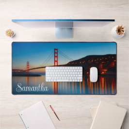 Golden Gate Bridge San Francisco, California Schreibtischunterlage