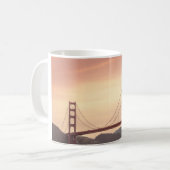 Golden Gate Bridge San Francisco California USA Kaffeetasse (Vorderseite Links)
