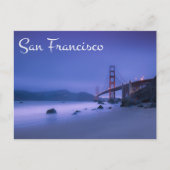 Golden Gate Bridge San Francisco California, USA Postkarte (Vorderseite)