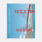 Golden gate bridge | San Francisco Fleecedecke (Vorderseite)