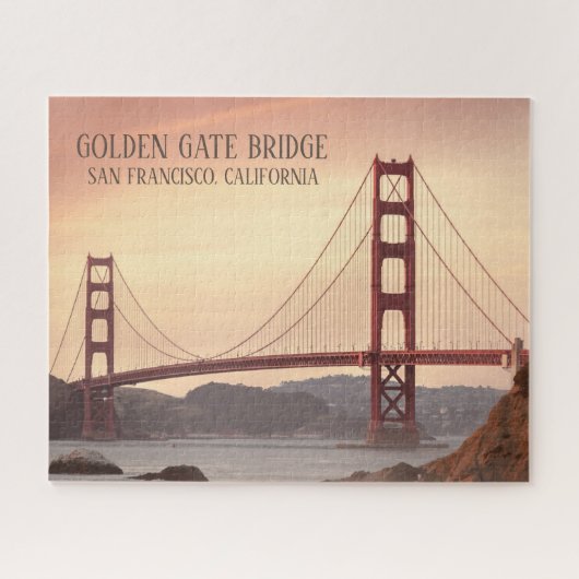 Golden Gate Bridge San Francisco FOTO Puzzle (Horizontal)