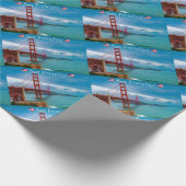 Golden Gate Bridge San Francisco Geschenkpapier (Ecke)