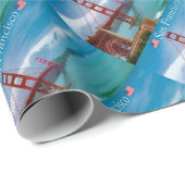 Golden Gate Bridge San Francisco Geschenkpapier (Rolleneckpunkt)