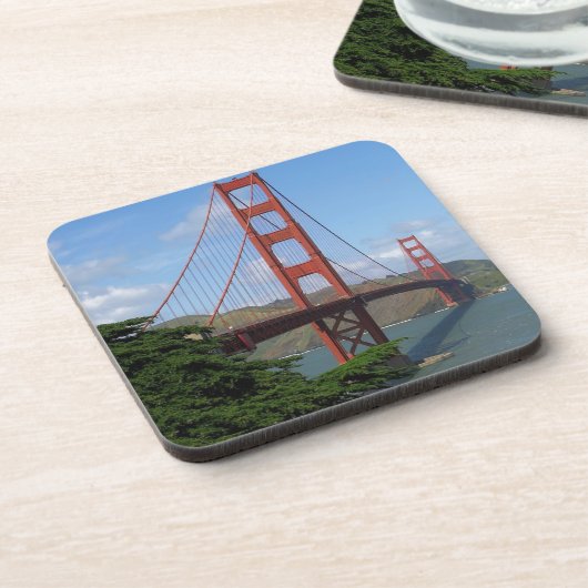Golden gate bridge, San Francisco Getränkeuntersetzer (Linke Seite)