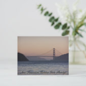 Golden Gate Bridge, San Francisco Golden Gate B... Postkarte (Stehend Vorderseite)