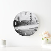 Golden Gate Bridge, San Francisco Große Wanduhr (Zuhause)