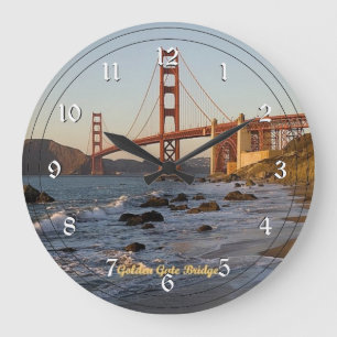 Golden Gate Bridge, San Francisco Große Wanduhr