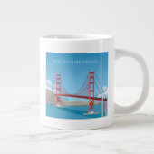 Golden Gate Bridge| San Francisco Jumbo-Tasse (Rechts)