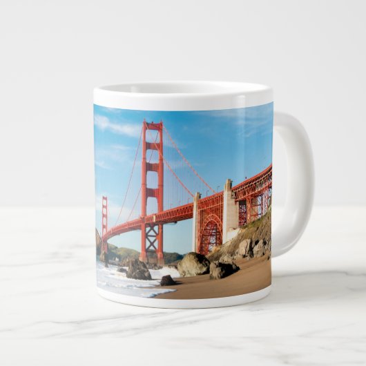 Golden Gate Bridge| San Francisco Jumbo-Tasse (Vorderseite Rechts)