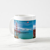 Golden Gate Bridge San Francisco Kaffeetasse (Vorderseite Links)