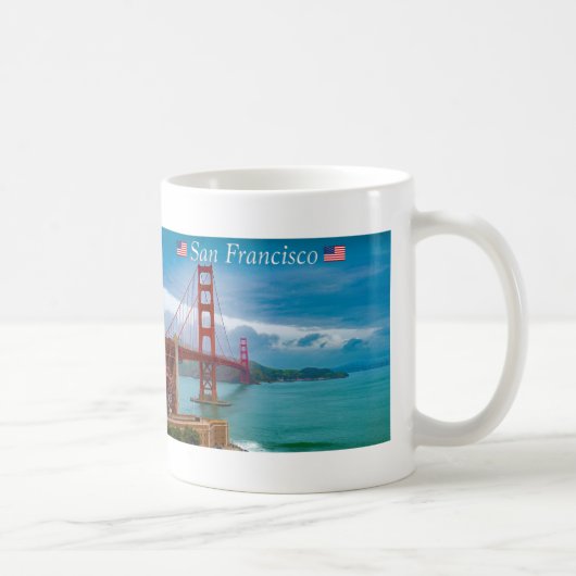 Golden Gate Bridge San Francisco Kaffeetasse (Rechts)