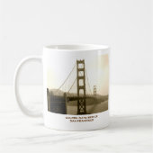 Golden gate bridge San Francisco Kaffeetasse (Links)