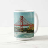 Golden Gate Bridge San Francisco Kaffeetasse (VorderseiteRechts)