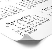 Golden Gate Bridge San Francisco - Kalender 2025 Poster (Ecke)