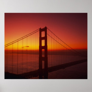 Golden Gate Bridge, San Francisco, Kalifornien, 10 Poster