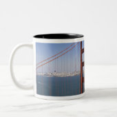 Golden gate bridge, San Francisco, Kalifornien, 10 Zweifarbige Tasse (Links)