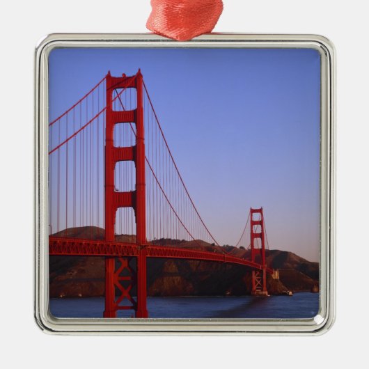Golden Gate Bridge, San Francisco, Kalifornien, 2 Ornament Aus Metall (Vorne)