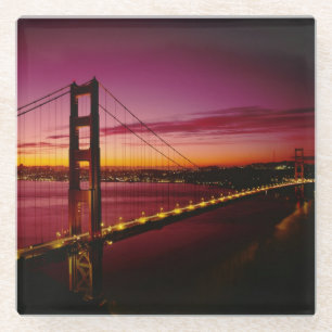 Golden Gate Bridge, San Francisco, Kalifornien 3 Glasuntersetzer