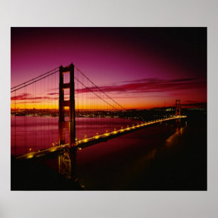 Golden Gate Bridge, San Francisco, Kalifornien, 3 Poster