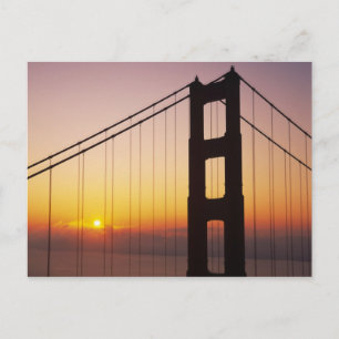 Golden Gate Bridge, San Francisco, Kalifornien, 3 Postkarte