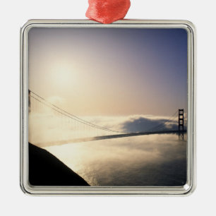 Golden Gate Bridge, San Francisco, Kalifornien, 4 Silbernes Ornament