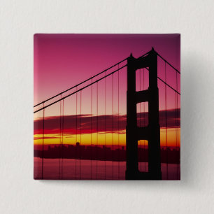 Golden Gate Bridge, San Francisco, Kalifornien, 6 Button
