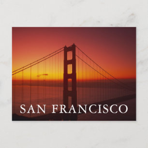 Golden Gate Bridge, San Francisco, Kalifornien, 9 Postkarte