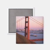 Golden Gate Bridge; San Francisco; Kalifornien; Magnet (Vorderseite/Rückseite)
