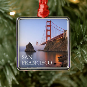 Golden Gate Bridge San Francisco Kalifornien Ornament Aus Metall