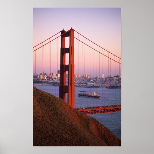Golden Gate Bridge; San Francisco; Kalifornien; Poster (Vorne)
