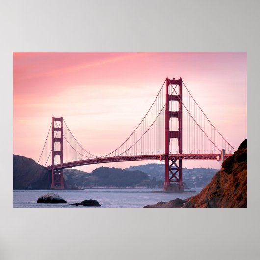 Golden Gate Bridge, San Francisco, Kalifornien Poster (Vorne)