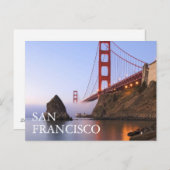 Golden Gate Bridge | San Francisco Kalifornien Postkarte (Vorne/Hinten)