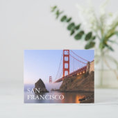 Golden Gate Bridge | San Francisco Kalifornien Postkarte (Stehend Vorderseite)