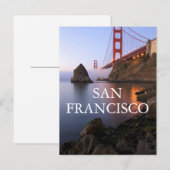 Golden Gate Bridge | San Francisco Kalifornien Postkarte (Vorne/Hinten)