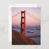 Golden Gate Bridge; San Francisco; Kalifornien; Postkarte (Vorne/Hinten)