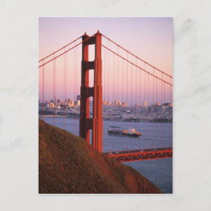 Golden Gate Bridge; San Francisco; Kalifornien; Postkarte