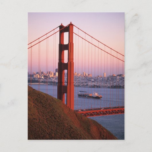 Golden Gate Bridge; San Francisco; Kalifornien; Postkarte (Vorderseite)