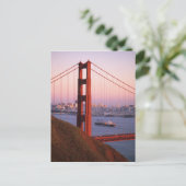 Golden Gate Bridge; San Francisco; Kalifornien; Postkarte (Stehend Vorderseite)