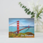 Golden Gate Bridge, San Francisco, Kalifornien Postkarte (Stehend Vorderseite)