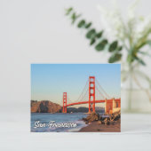 Golden Gate Bridge, San Francisco, Kalifornien Postkarte (Stehend Vorderseite)